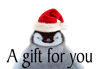 GCI-14 Gift Card Holder (Penguin in Hat)