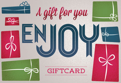 GCI-19 Gift Card Holder (Gray With Presents)