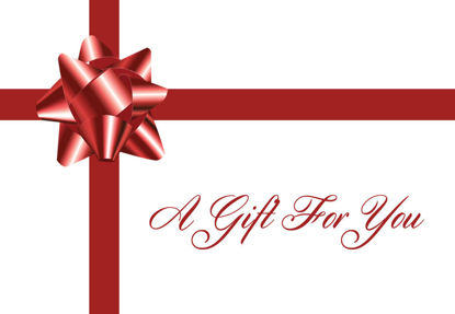 GCI-24 Gift Card Holder (Red Bow & Ribbon)