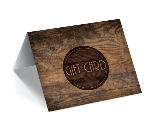 GCI-26 Gift Card Holder (Wood Grain)