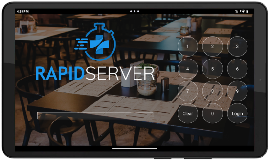 RapidServer Login Page