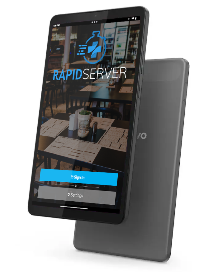 Lenovo Tablet with RapidServer